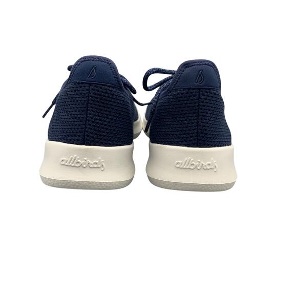 Allbirds Womens Tree Runner Size 11 Marine Blue Knit Shoes Light Breezy Sneaker - Picture 4 of 11